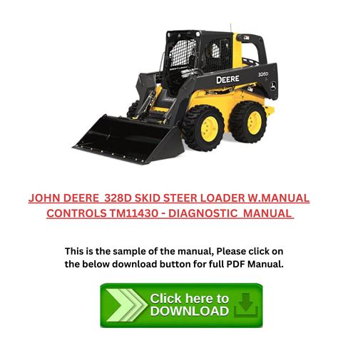 john deere 328d skid steer manual|jd 328d skid steer specs.